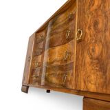 Italian Art deco walnut sideboard