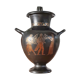 Italian artisanal reproduction Etruscan bucchero vase