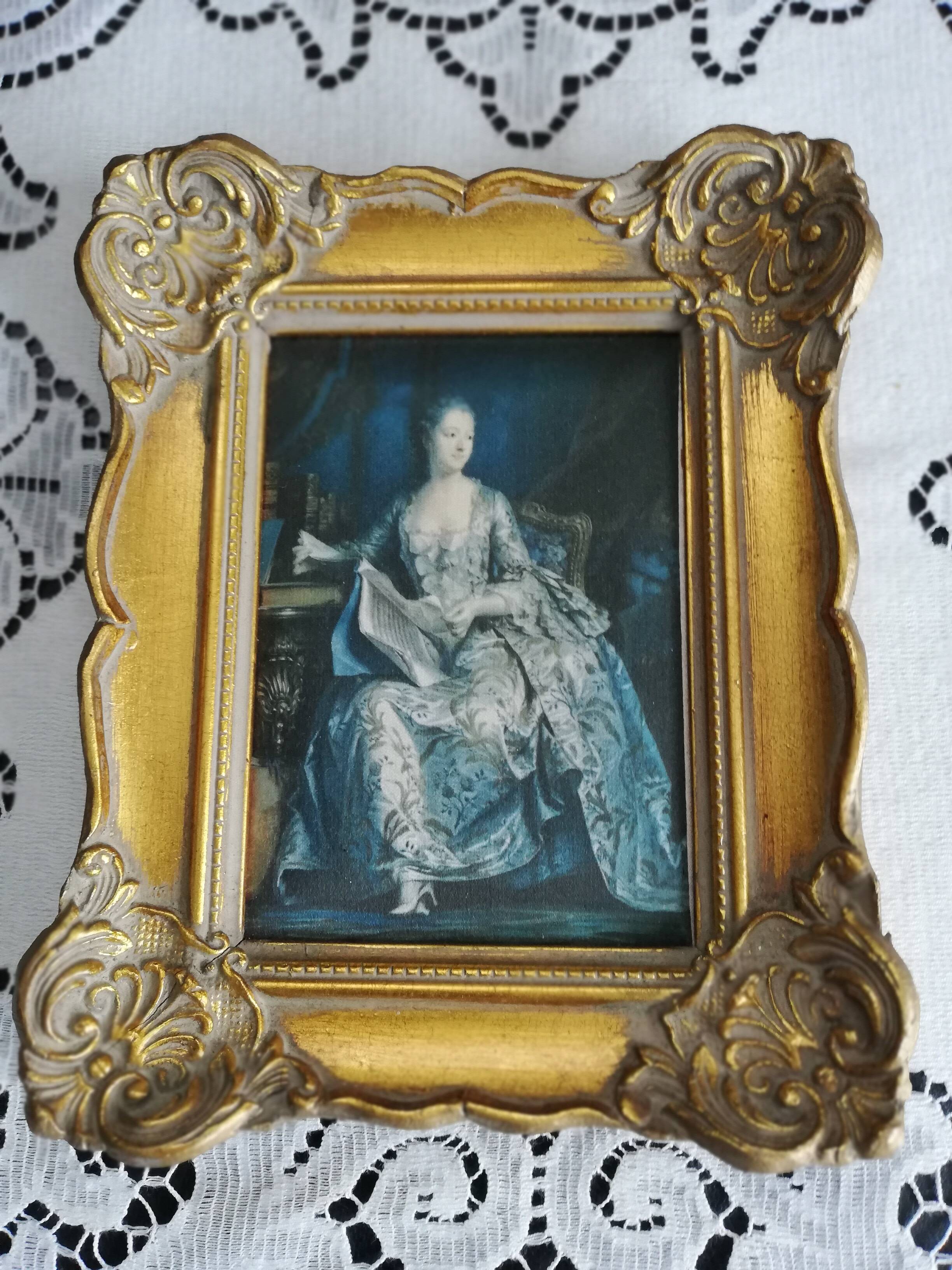 Duo old gilded frames