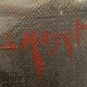 HST painting "Diana at the bath" Nude back signed early twentieth century