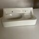 Bathroom door art deco ceramic soap holder