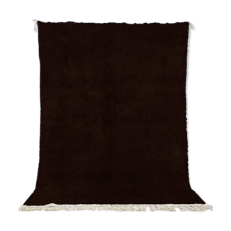 Dark brown Beni Ourain rug 150/250cm