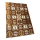 Large geometric rug from the 70s Scandinavian Space Age