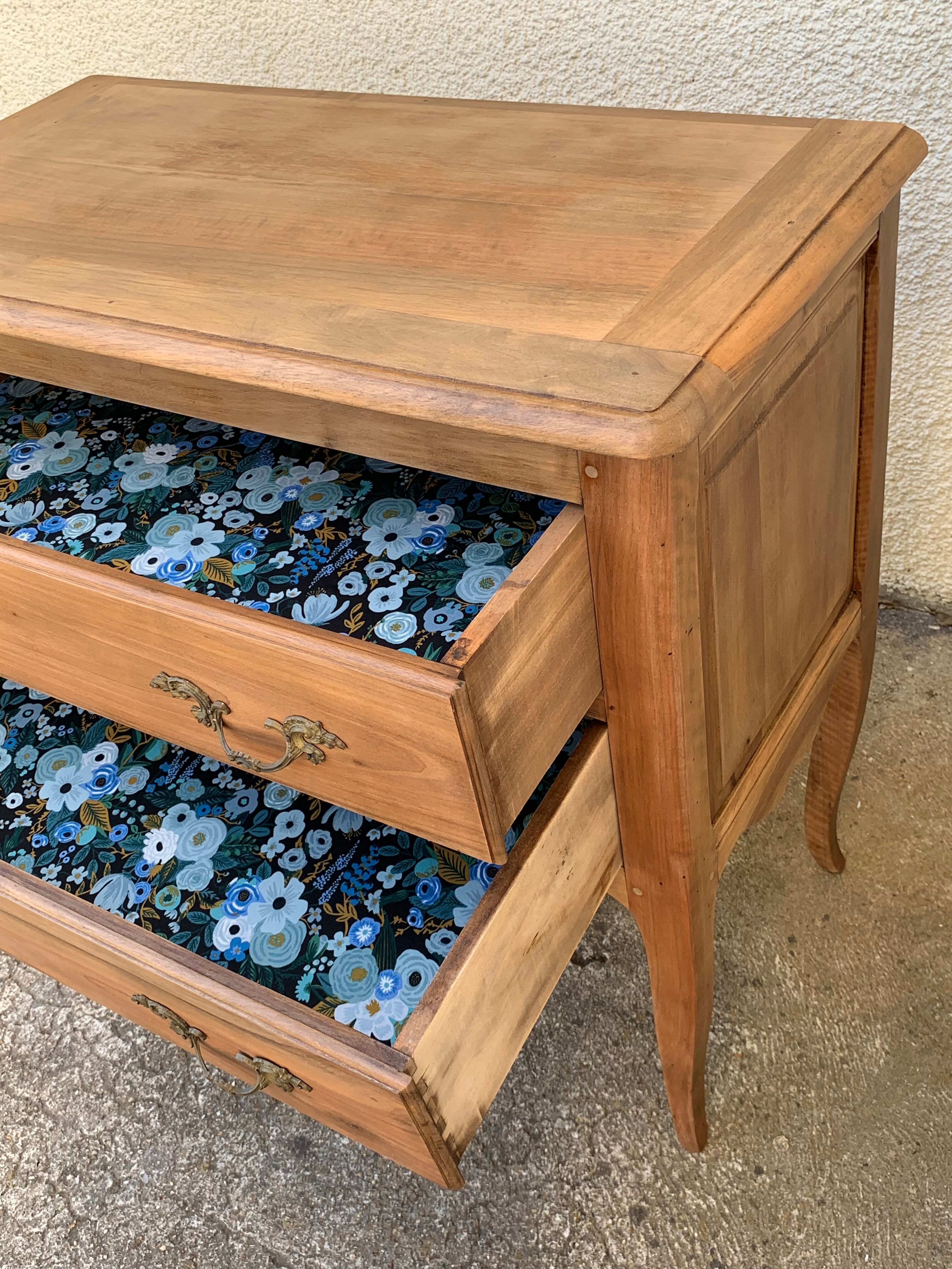 Solid raw walnut jump cabinet