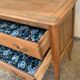 Solid raw walnut jump cabinet