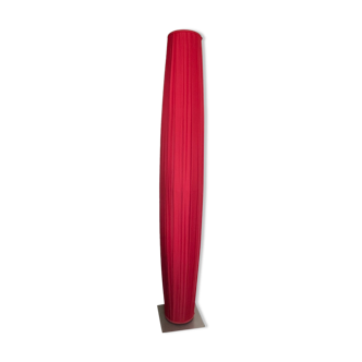 Floor lamp red fabric Fabrice Berrux