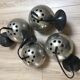 Suspensions boules chromé