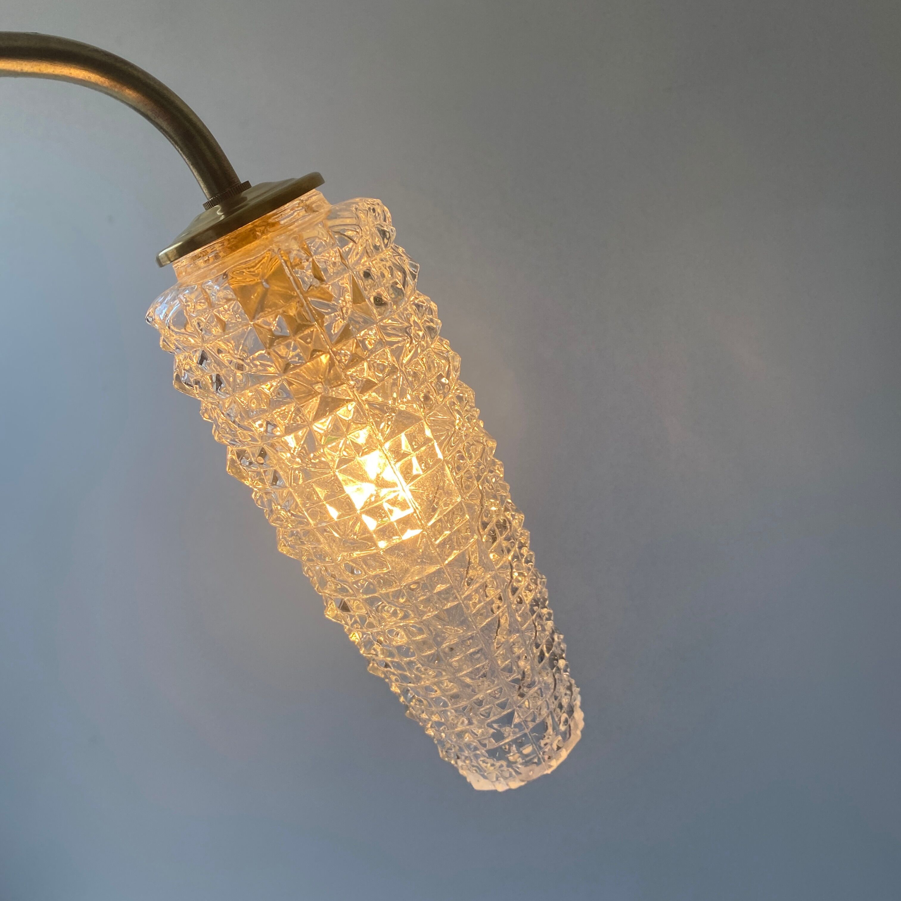 Vintage gooseneck wall lamp