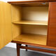 Sideboard in teak with drawers and 3 doors, 1960s
