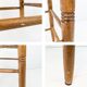 Tabouret mid century rustique