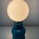 Vintage lamp of the 70s in ceramic and opaline