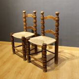 Pair of rustic chairs