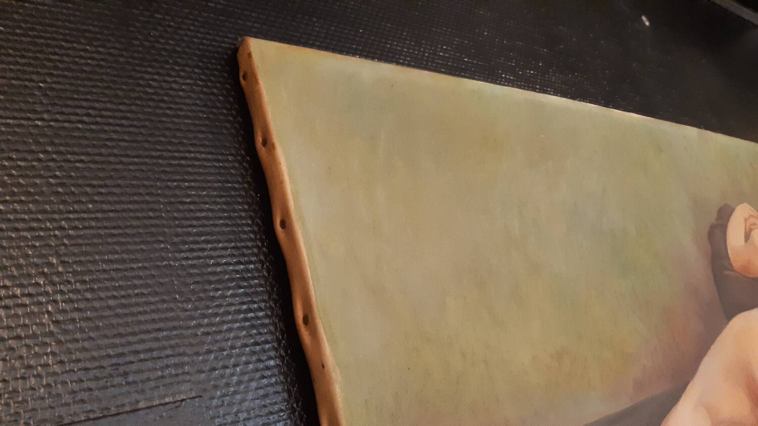 Oil on canvas, Reclining nude, Gaston Aubert