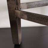 Designer stool (metal+oak)