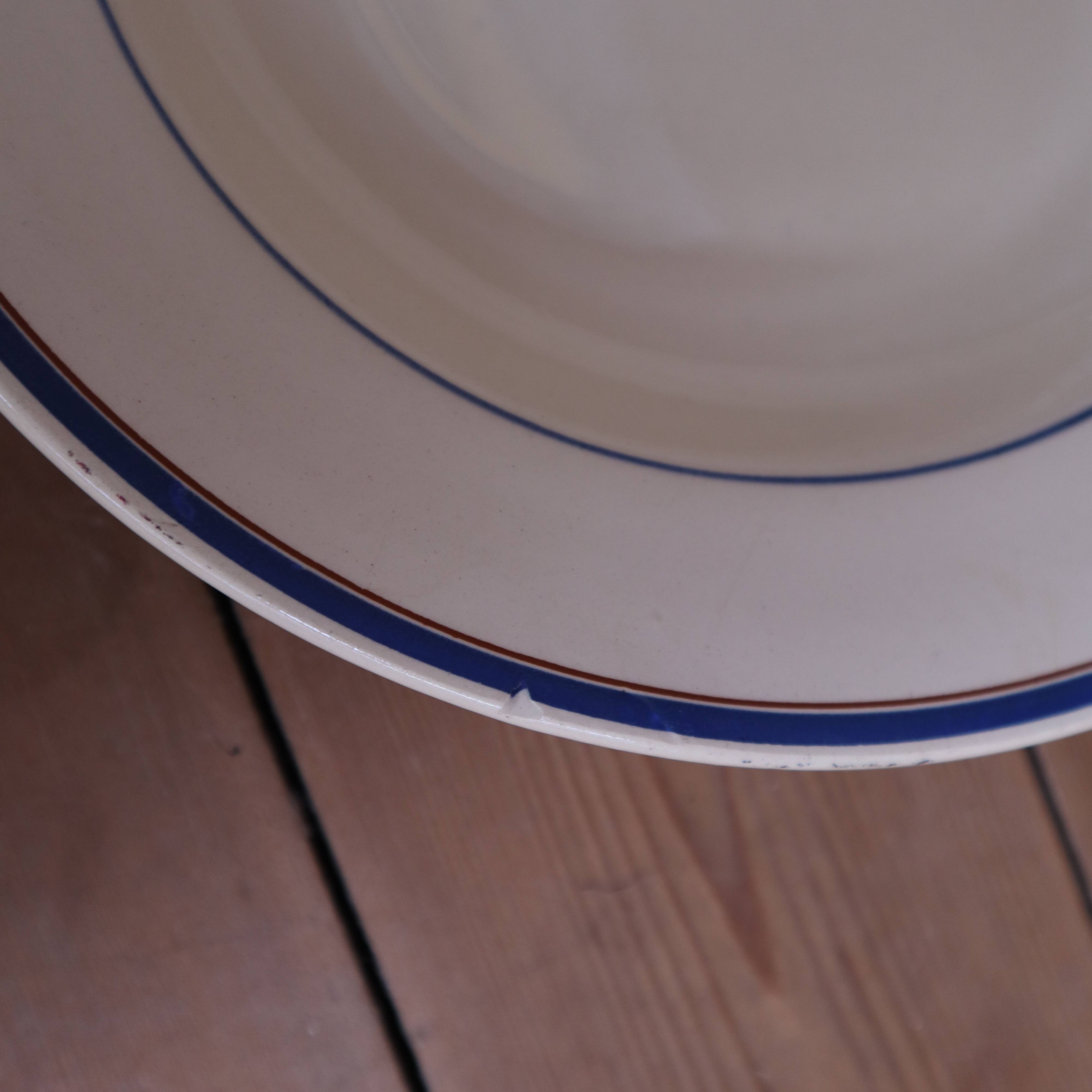 Lot de 3 assiettes creuses « Moulin des Loups – Louvois »