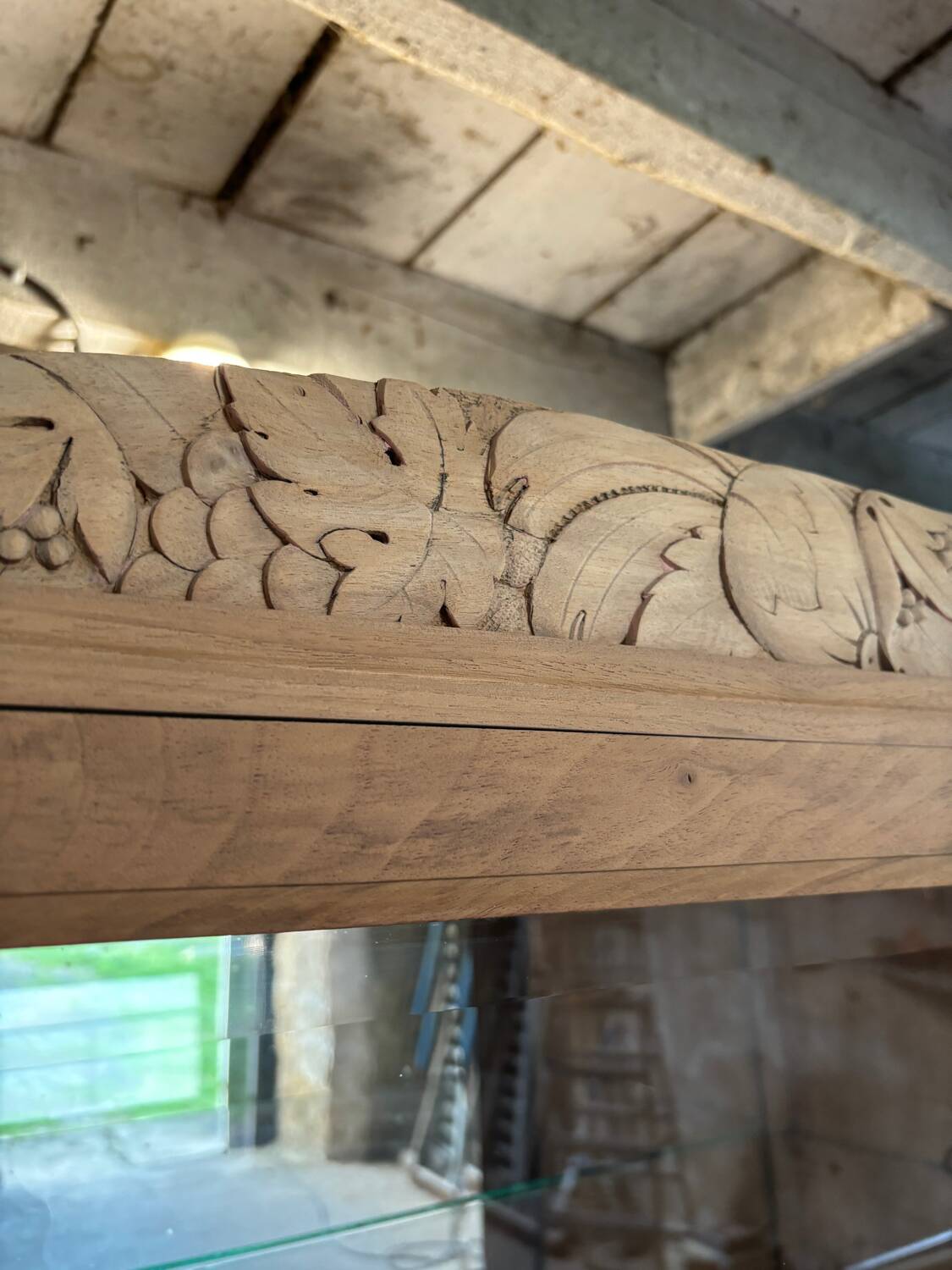 Buffet parisien Art Déco en bois naturel