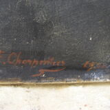 Painting on canvas by Emile Charpentier