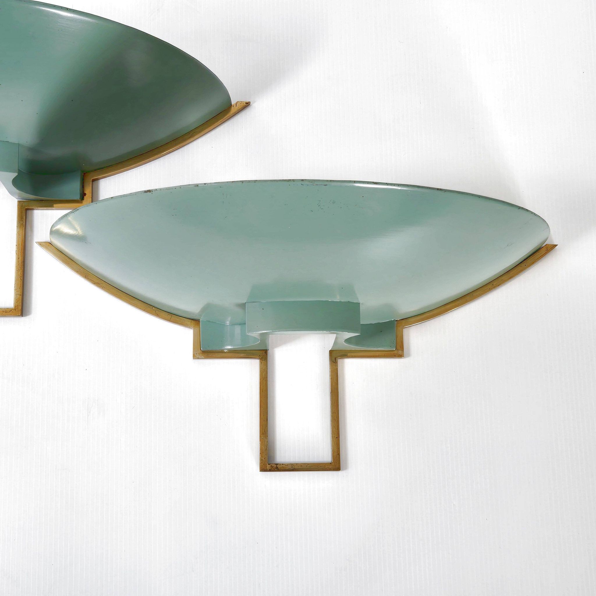 Paire d'appliques vintage 1940