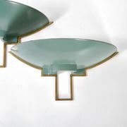 Paire d'appliques vintage 1940