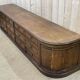 Long low oak countertop with 12 drawers - early XXth