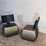 Pair of Pascal Mourgue "Tazia" armchairs for Ligne Roset