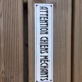 Enamelled sheet metal sign