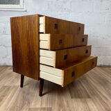 Commode scandinave vintage en palissandre signée Horsens Møbelfabrik, années 60