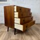 Vintage Scandinavian rosewood chest of drawers by Horsens Møbelfabrik, 60s