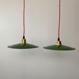 Lot 2 suspensions vintage 24,5 cm