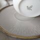 Set de 4 tasses à thé en porcelaine blanche