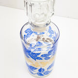 Painted glass bottle