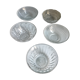 Set of 5 glass cups