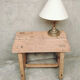 Bedside table - old workbench