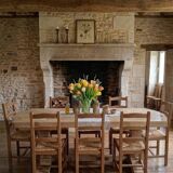 Monastery table in solid oak