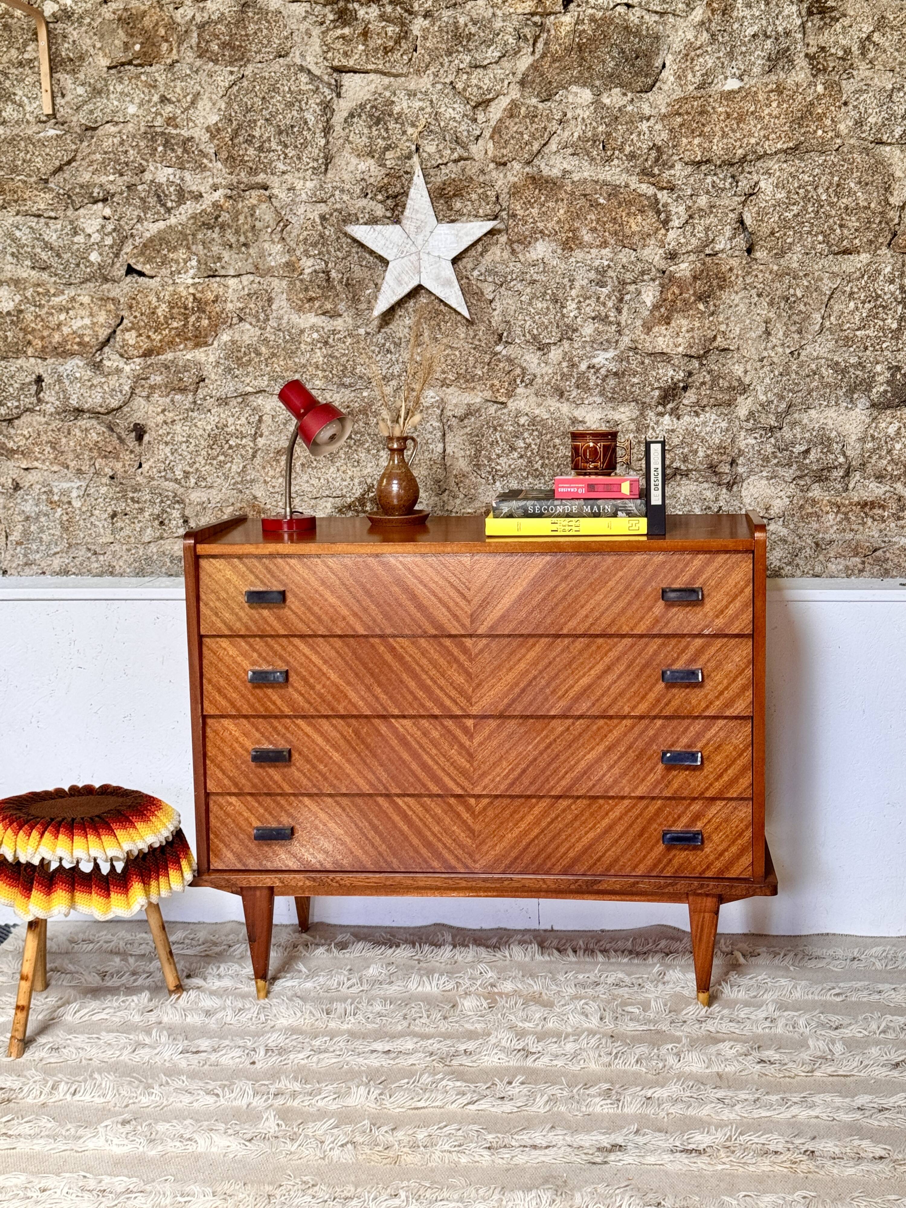 vintage 70s commode