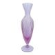 Glass vase - lavender optic swirl texture