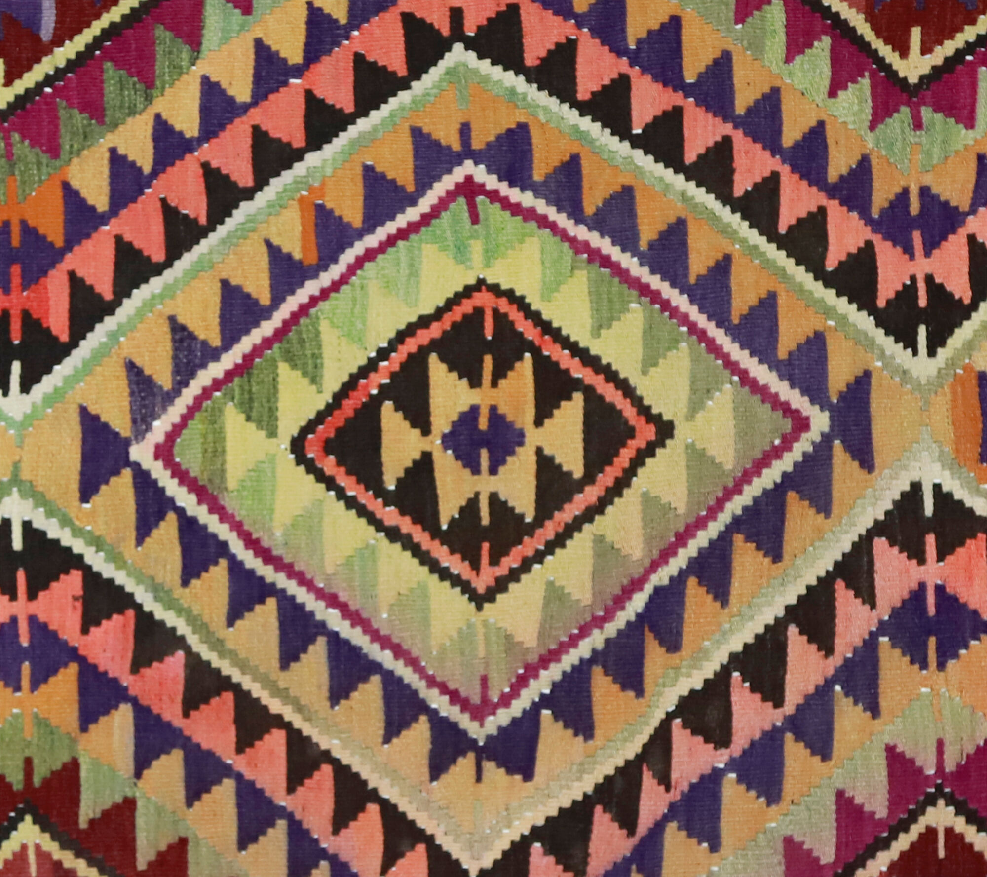 Anatolian handmade kilim rug 295 cm x 149 cm