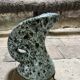 Turquoise glazed ceramic vase or pitcher – vintage brutalist style