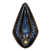 Søholm wall candlestick made of ceramic and in blue colors/shades 1960s
