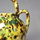 Pretty vintage terracotta glazed goat jug