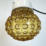 Vintage White Porcelain Pendant Light, 1970s
