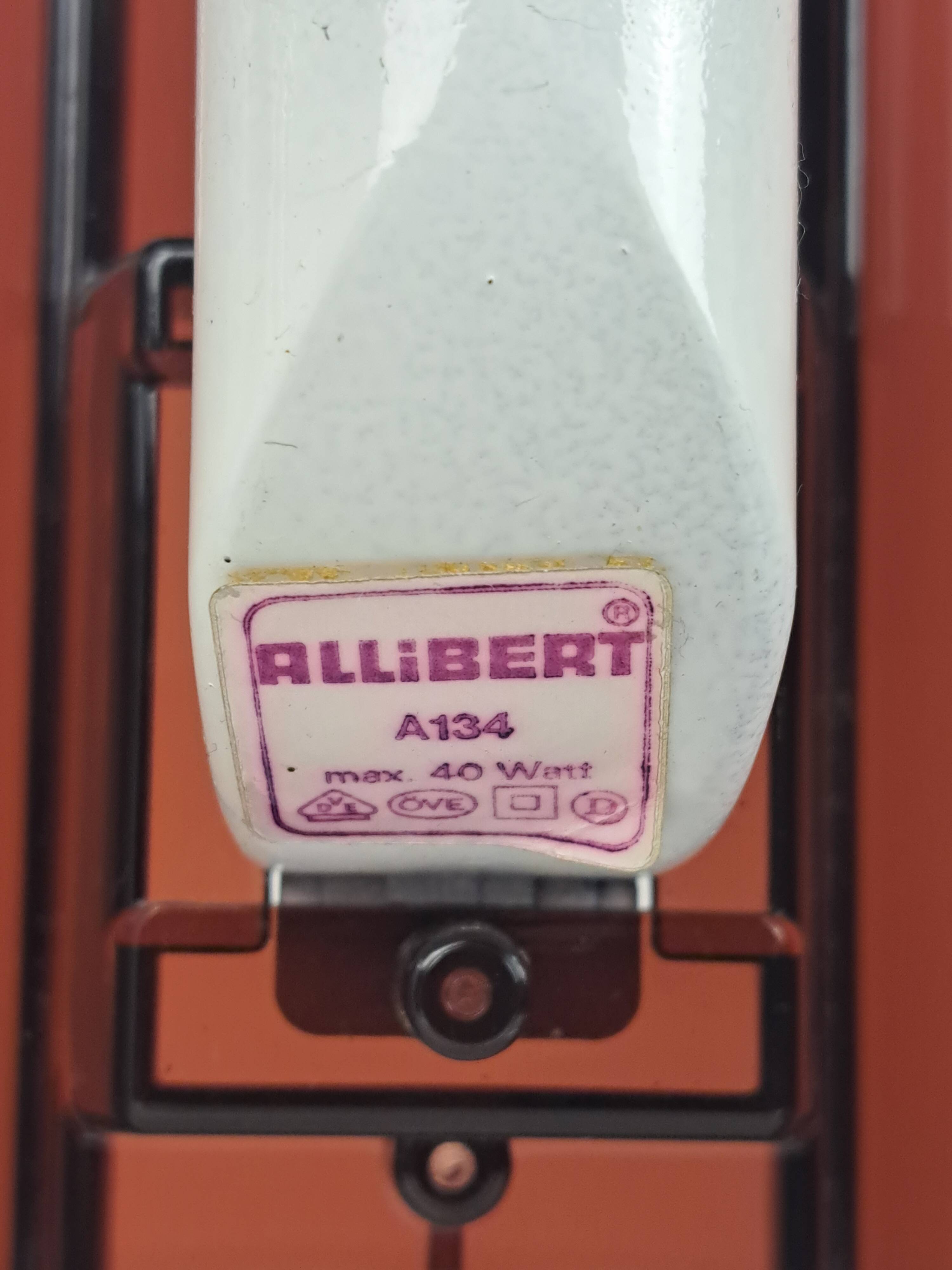 Allibert space age 80s plexiglass wall light