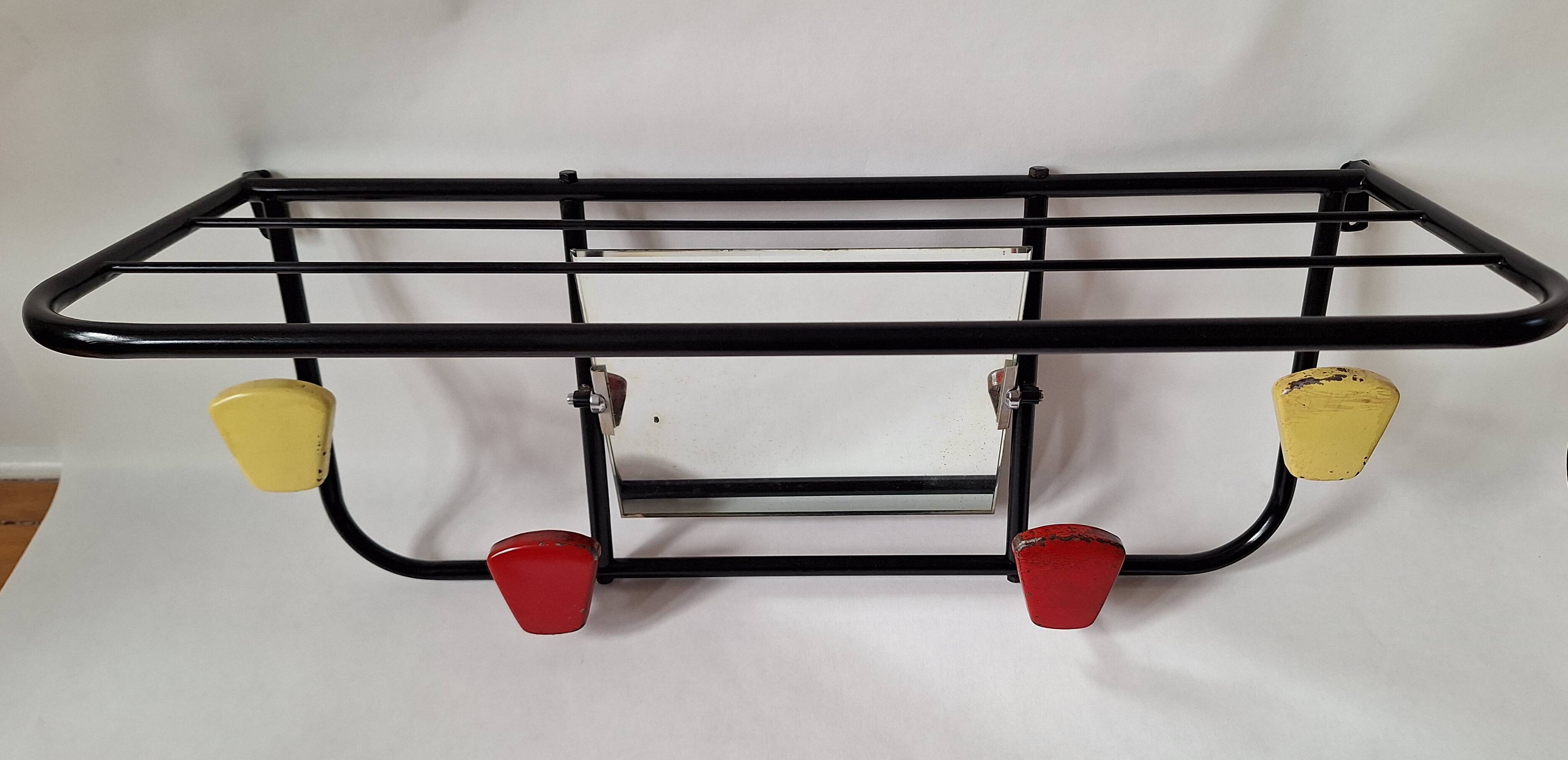 Vintage coat rack / wall mounted wardrobe