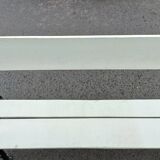 Garden bench old cast iron feet