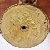 Shell socket vase 1914-1918 brass