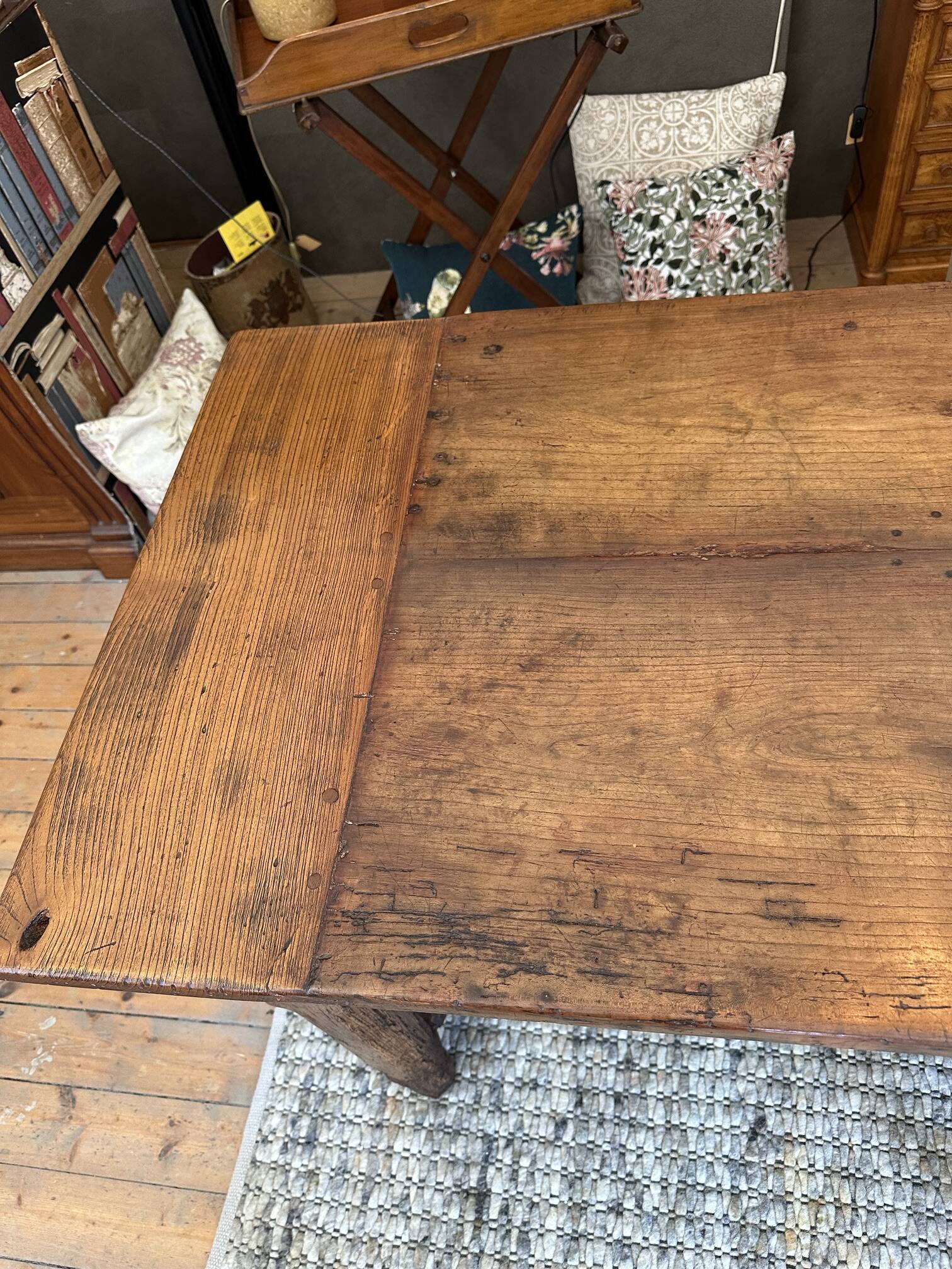 Grande table de ferme antique