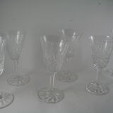 6 wineglasses No. 5 St. louis model tarn
