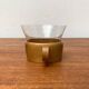 Mid-century wooden tea glasses, 1960s, set of 5