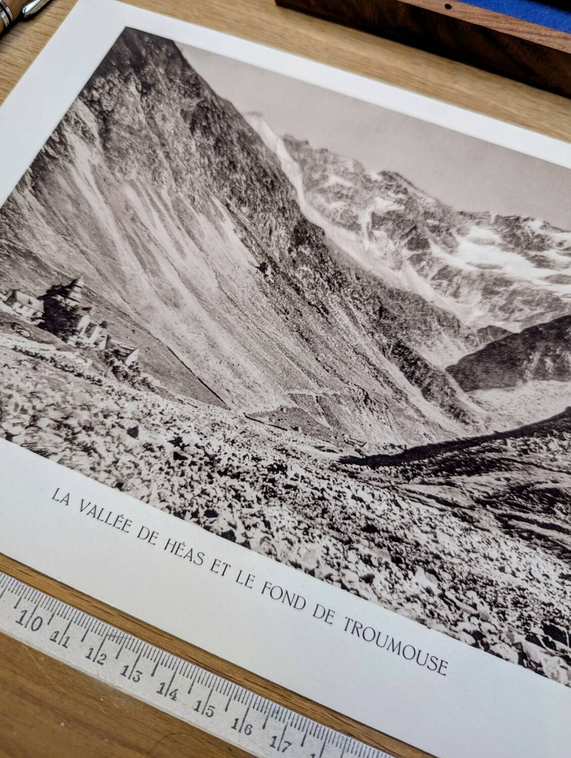 The Héas valley, Hautes-Pyrénées, photo print from 1937.