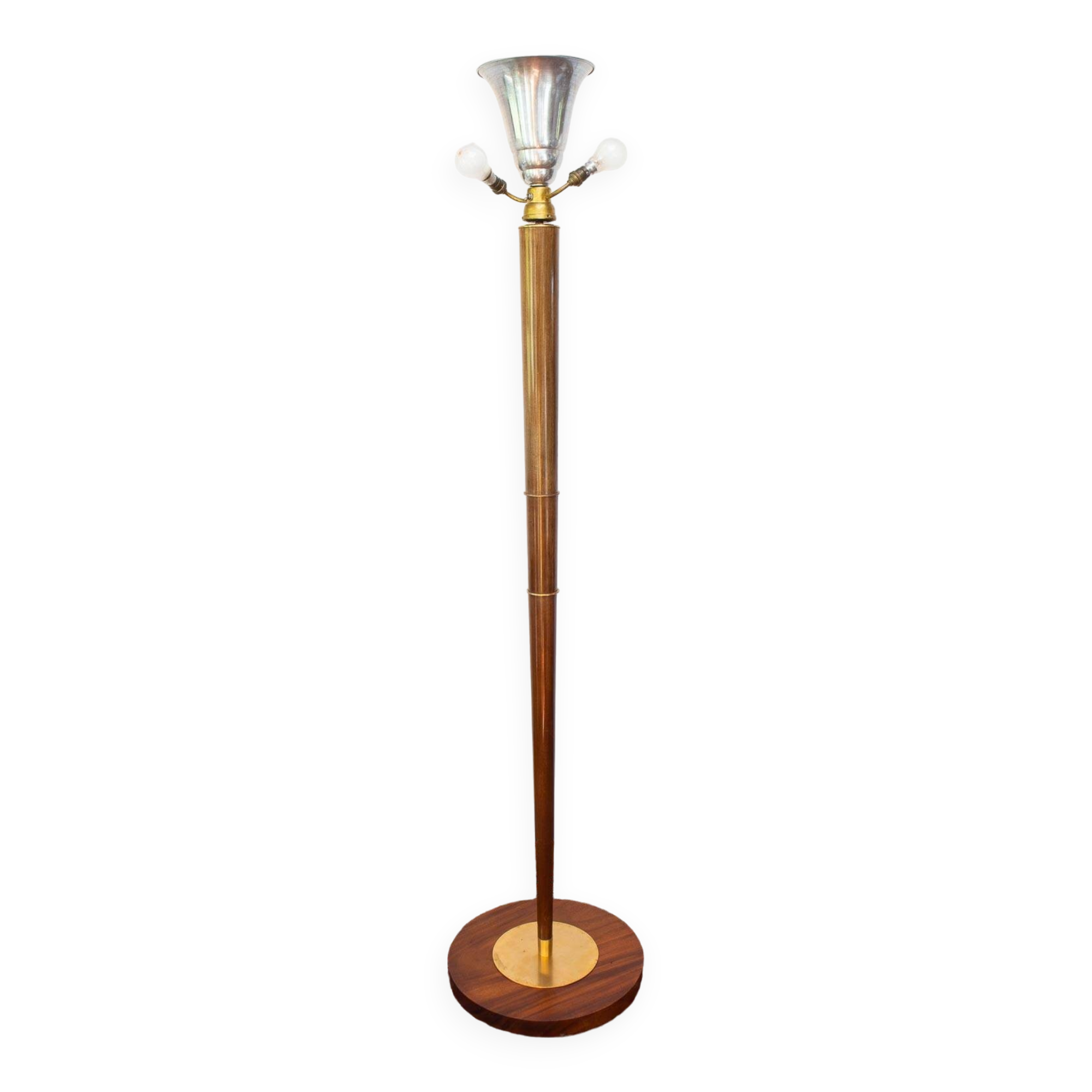 Large Art Deco floor lamp circa 1930 (185 cm)